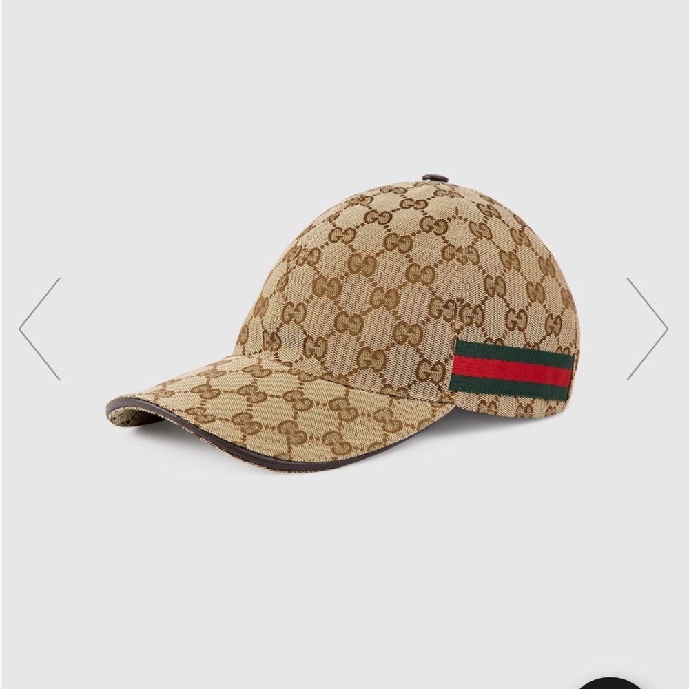 Gucci Beige Monogram Hat with Iconic Pattern - Picture 5 of 9